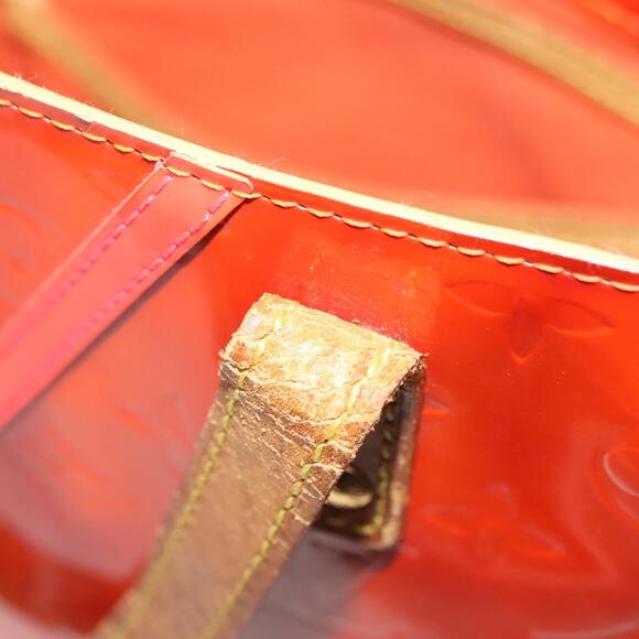 LOUIS VUITTON Monogram Vernis Fluo Reade PM Bag Pink Orange M91903 - Picture 10 of 16